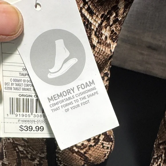 a new day Tan Snake-Print Over-the-Knee Boots - Picture 3 of 8